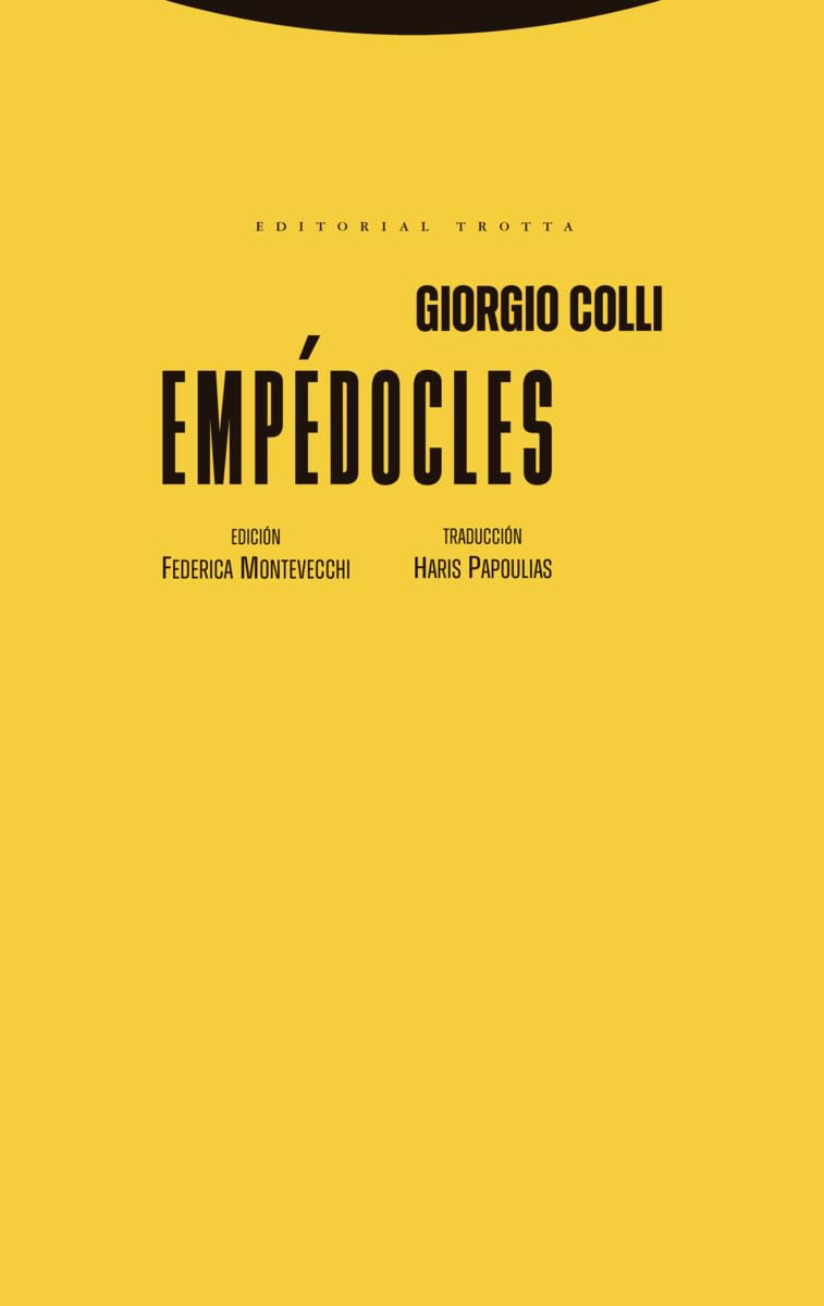 Libro: Empédocles (Estructuras y procesos. Filosofía)