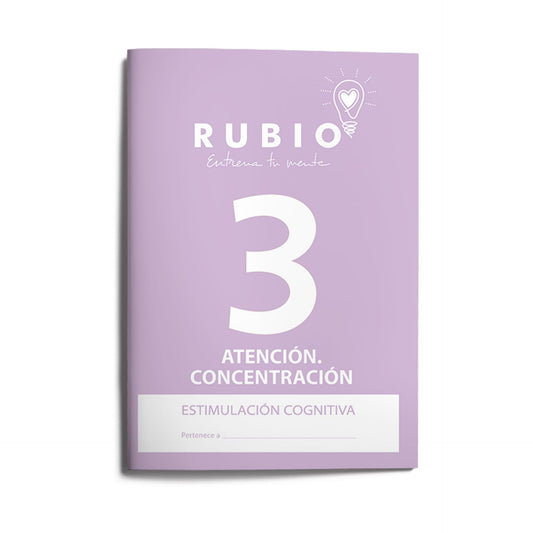3 Atención concentración - Estimulación cognitiva RUBIO | Personas con deterioro moderado grave (Estimulación Cognitiva (atención concentración))