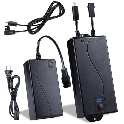 Baterías-recargables-Xpopox-para-muebles-reclinables:-2500-mAh-con-pantalla-LCD-para-sillones-reclinables-eléctricos,-sofás-eléctricos,-sillones-elevadores-y-sofás.-Compatible-únicamente-con-conectores-de-2-pines-para-muebles-con-movimiento.