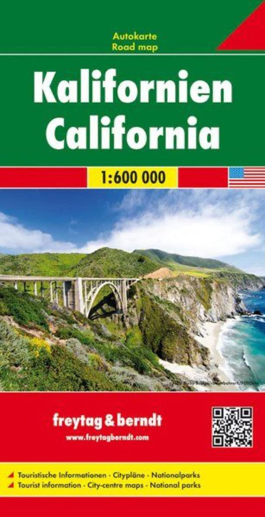 California 1:600.000: Wegenkaart 1:500 000: AK 204 (Auto karte)