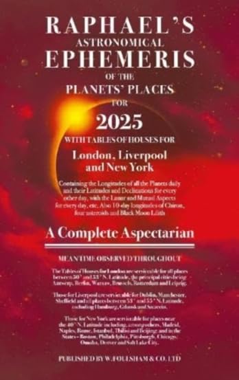 Libro: Foulsham Co Ltd Raphaels Ephemeris 2025.