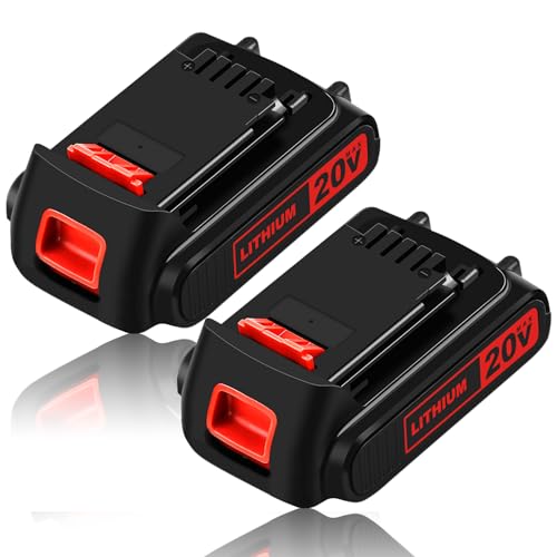 Batería-de-repuesto-LBXR20-de-3600-mAh-para-Black-&-Decker,-batería-de-litio-de-20-V-(máx.),-compatible-con-herramientas-eléctricas-inalámbricas-Black-&-Decker-LB20,-LBX20,-LST220,-LBXR2020-y-LB2X4020-(paquete-de-2).