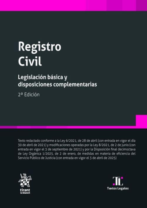 Libro: Registro Civil 2ª Edición