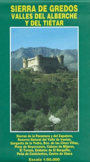 Libro: Sierra de Gredos, Valles del Alberche y del Tietar - mapa