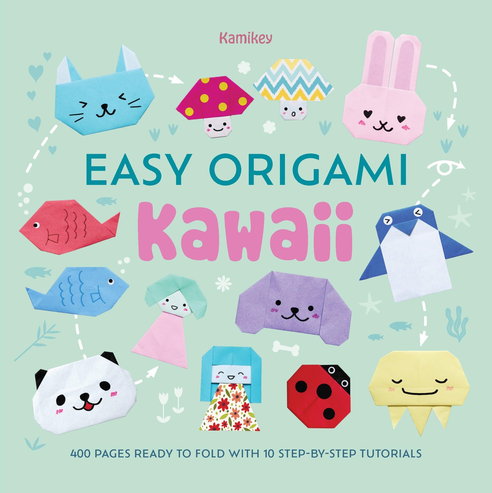 Libro: Easy Origami Kawaii: 400 pages ready to fold with 10 step-by-step tutorials