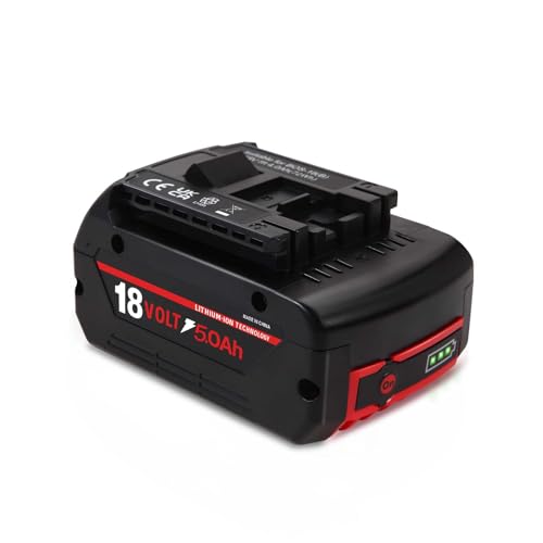 Batería-wowrmaykay-BAT609,-batería-de-iones-de-litio-de-18-V-y-5,0-Ah,-reemplazo-para-herramientas-eléctricas-inalámbricas-Bosch-de-18-V,-baterías-extendidas
