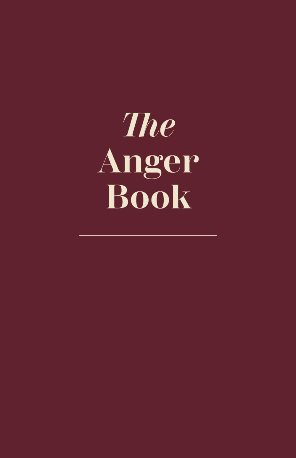 Libro: The Anger Book - A Journal To Destroy