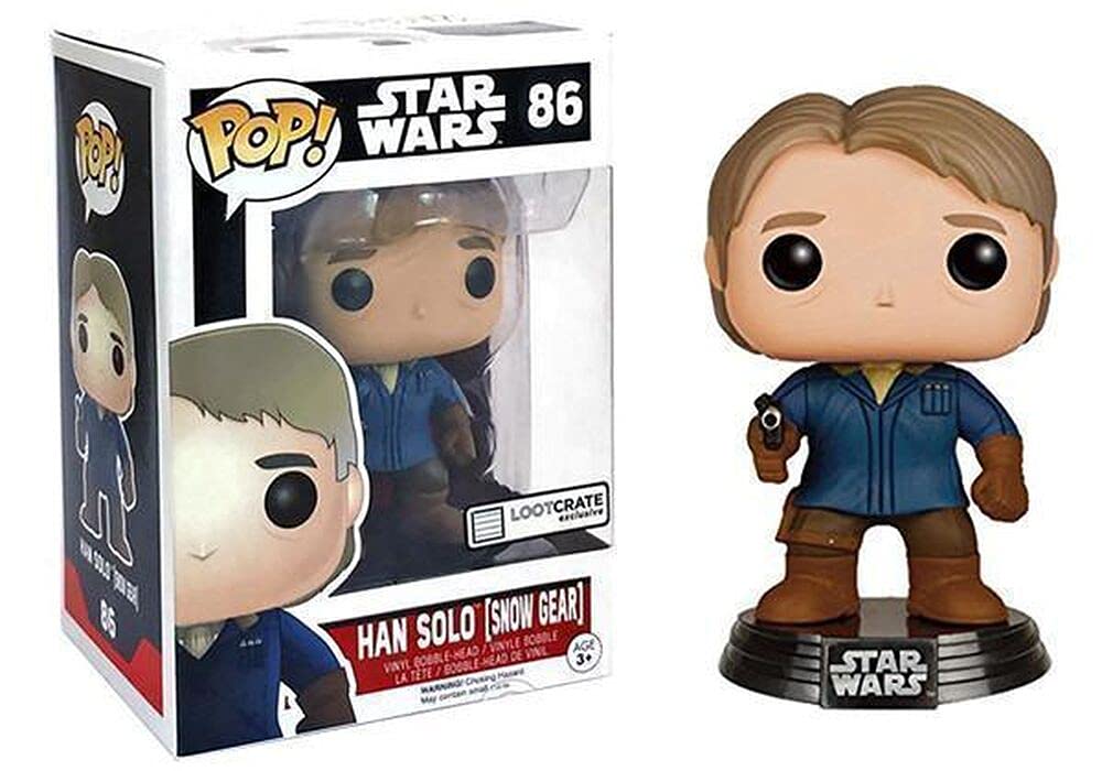 Funko Pop: Loot Crate Exclusivo Funko Pop #86 Star Wars Han Solo in Snow Gear The Force Awakens