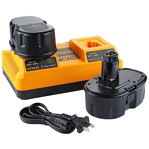 Batería-de-repuesto-Bakipante-de-2-unidades-de-4,5-Ah-y-18-V-para-Dewalt-DC9096,-DC9099,-DC9098,-DW9095,-DW9096-y-cargador-doble-DC9320,-compatible-con-el-cargador-de-batería-Dewalt-XRP-de-18-voltios.