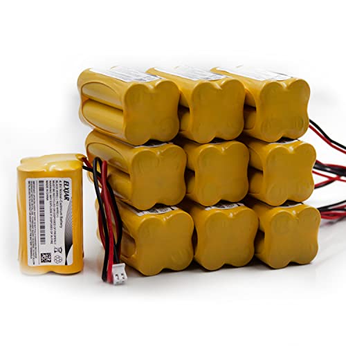 Paquete-de-10-baterías-de-repuesto-de-Ni-CD-de-4,8-V-y-800-mAh-para-luces-de-salida-de-emergencia-Emergi-Lite-BL93NC487,-Exit-Light-Co-BAA-48R,-Interstate-NIC0186,-Dantona-Custom-43,-OSI-OSA-126-y-Lithonia-ELB-CS06.