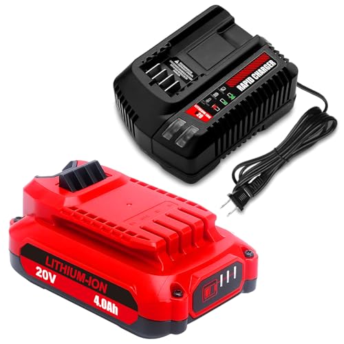 Kit-de-batería-compacta-y-cargador-SKYON-CMCB202-de-4.0-Ah-y-20-V,-compatible-con-herramientas-inalámbricas-Craftsman-V20-de-iones-de-litio-(CMCB202-de-2.0-Ah-y-CMCB201-de-1.5-Ah)-y-con-cargador-rápido-CMCB104.