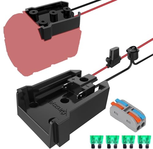 Adaptador-de-batería-Power-Wheel-con-fusible-e-interruptor,-adaptador-de-batería-hermético-con-4-fusibles-de-30-A-y-terminal-de-cable,-cable-de-12-AWG,-ideal-para-bricolaje,-camiones,-robótica,-juguetes-RC-y-luces-de-trabajo.