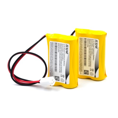 (Paquete-de-2)-Batería-de-repuesto-de-Ni-CD-de-2,4-V-y-800-mAh-para-Dual-Lite-0120822,-Dantona-Custom-7,-LITHONIA-ELB-2P41N-(CUSTOM-29),-ELB-4804N-(CUSTOM-241),-Custom-276-y-luz-de-emergencia-para-señal-de-salida-OSA030