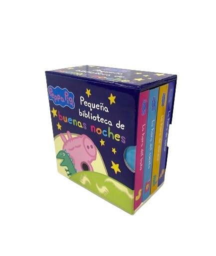 Peppa Pig. Libro juguete - Pequeña biblioteca de buenas noches: La hora del cuento - La hora de soñar - La hora del baño - La hora de dormir
