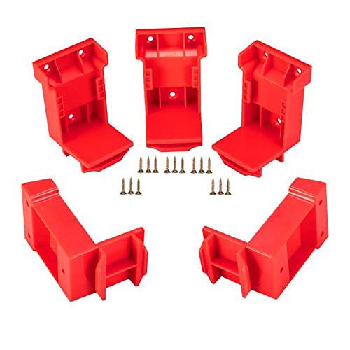 Paquete-de-5-soportes-para-herramientas-compatibles-con-taladro-Milwaukee-de-18-V;-soporte-de-batería-compatible-con-baterías-Milwaukee-de-18-V-48-11-1820,-48-11-1850-y-48-11-1860,-compatible-con-baterías-y-herramientas-Dewalt-de-20-V.