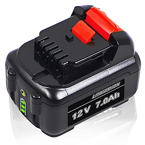 TenHutt-【Actualización-|-7.0AH】-Batería-de-repuesto-de-12-V-para-herramienta-eléctrica-inalámbrica-Dewalt-12V-Battery-MAX-DCB120-DCB123-DCB124-DCB127-(batería-de-iones-de-litio)