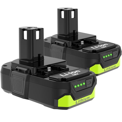 Paquete-de-2-baterías-Koedsion-de-18-V-y-3,0-Ah-de-larga-duración-y-confiabilidad,-de-repuesto-para-batería-Ryobi-de-18-V,-compatible-con-herramientas-eléctricas-inalámbricas-Ryobi-one+-de-18-V-y-cargadores.