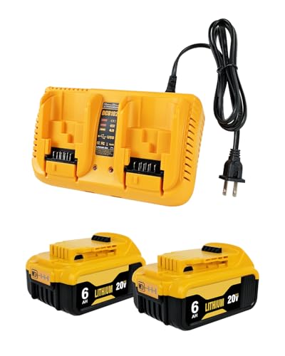 Paquete-de-2-baterías-de-repuesto-de-6.0-Ah-para-Dewalt-20-V-Max.-Combo-de-batería-y-cargador-con-cargador-de-batería-de-doble-puerto-DCB102.-Compatible-con-todas-las-baterías-OEM-de-12-V/14.4-V/20-V.