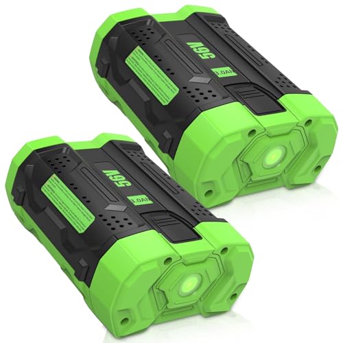 Paquete-de-2-baterías-de-repuesto-de-3,0-Ah-para-EGO-de-56-V,-BA2800T,-BA4200,-BA1400,-compatible-con-herramientas-eléctricas-EGO-de-56-V,-CS1604,-CS1804,-CS1403,-HT2400,-LB6504,-LB5804,-LB6500,-LB4800,-PH1400-(negro-y-verde).