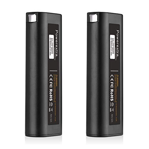 Baterías-Powerextra-de-Ni-MH-de-6-V-y-3600-mAh-(paquete-de-2)-compatibles-con-Paslode-404717,-B20544E,-BCPAS-404717,-404400,-900400,-900420,-900600,-901000,-902000,-B20720,-CF-325,-IM200,-F18,-IM250,-IM250A,-IM350A,-IM350CT,-PS604N