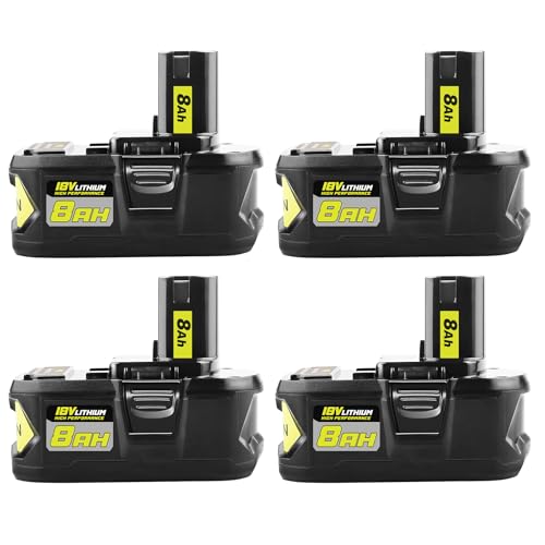 Batería-de-repuesto-TTILTTELLL-de-18-V-y-8-AH:-batería-de-iones-de-litio-de-alta-capacidad-compatible-con-herramientas-eléctricas-Ryobi-de-18-V,-compatible-con-P108/P102/P194/P197,-carga-rápida-y-larga-duración-(paquete-de-4)