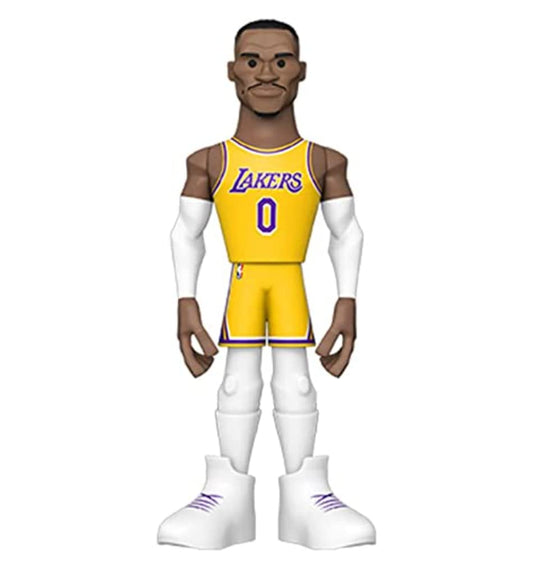 Funko Pop Dorado: Lakers - Russell Westbrook 5" - 1/6 Odds for Rare Chase Variant - (Styles May Vary) - NBA - Coleccionable Vinyl Figura de Acción - Birthday Gift Idea