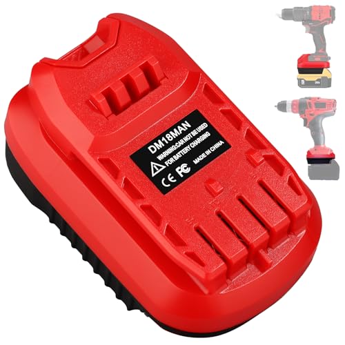 Adaptador-de-batería-para-DeWalt/Milwaukee-a-Craftsman,-convertidor-de-batería-para-DeWalt-20-V/Milwaukee-18-V,-batería-de-iones-de-litio-compatible-con-Craftsman-20-V-V20,-herramienta-eléctrica-de-iones-de-litio.