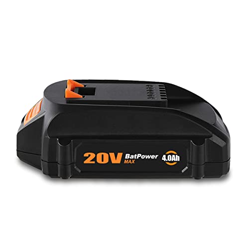 Batería-compacta-BatPower-WA3575-de-20-V-y-4-Ah-para-Worx-(20-V,-2-Ah,-3-Ah,-1,5-Ah,-WG630,-WG322,-WG543,-WG163,-WA3520,-WA3525,-WA3575)-de-iones-de-litio-de-20-V.