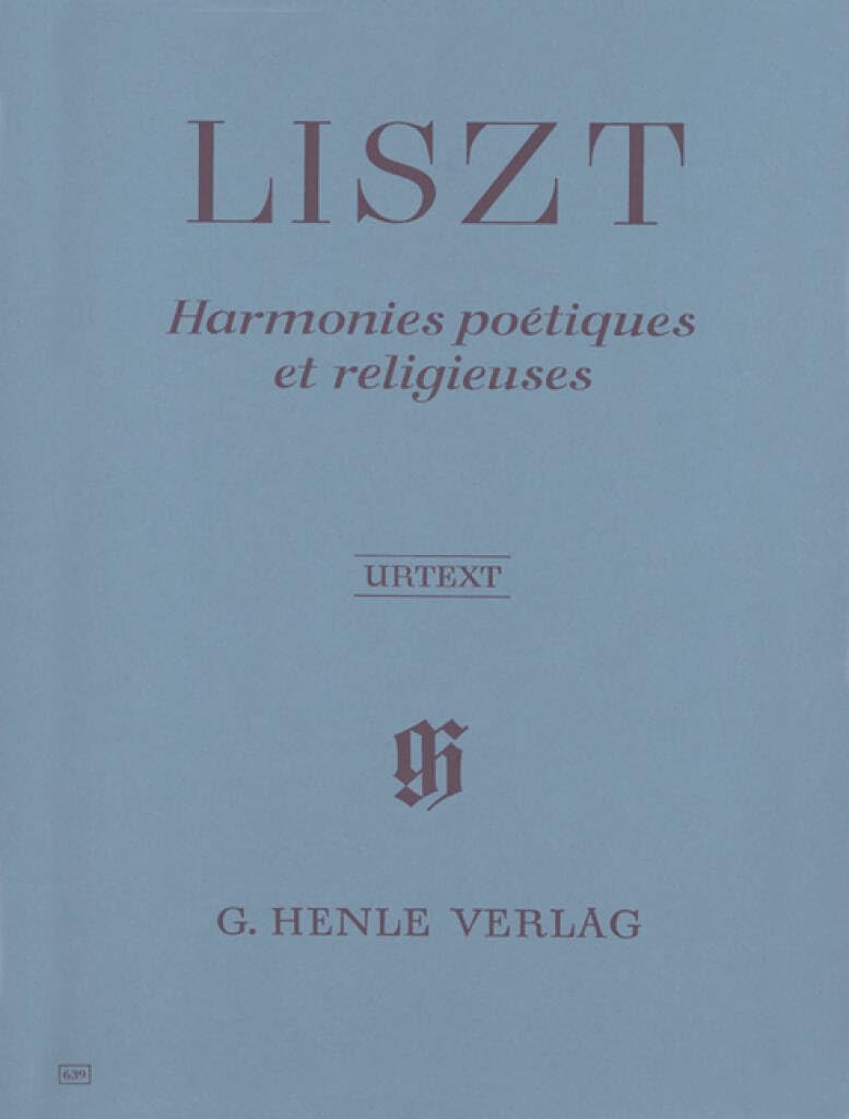 Libro: Harmonies poetiques et religieuses: Instrumentation: Piano solo