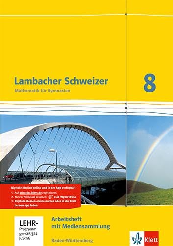 Libro: Lambacher Schweizer. 8. Schuljahr. Arbeitsheft mit Lösungsheft und Lernsoftware. Baden-Württemberg