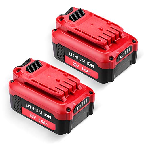 Batería-de-repuesto-de-litio-Farmice-de-20-V-para-Craftsman-(20-V,-5,0-Ah),-compatible-con-Craftsman-V20,-CMCB205,-CMCB204,-CMCB202-y-CMCB201-(paquete-de-2)