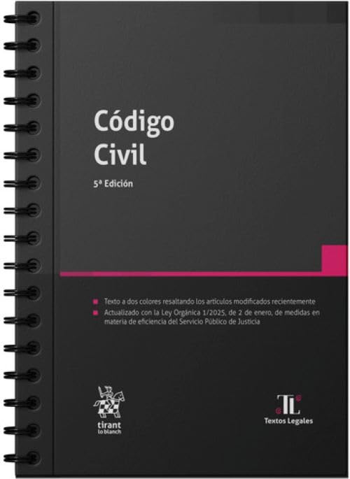 Código Civil 5ª Edición con anillas 2025: 1 (Leyes@)