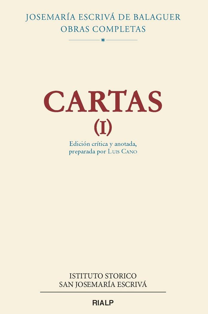 Libro: Cartas I (edición crítico-histórica). Rústica