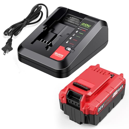 Paquete-de-1-batería-de-litio-LabTEC-de-6,0-Ah-y-20-V-PCC685L-y-kit-de-cargador-de-batería-compatible-con-Porter-Cable