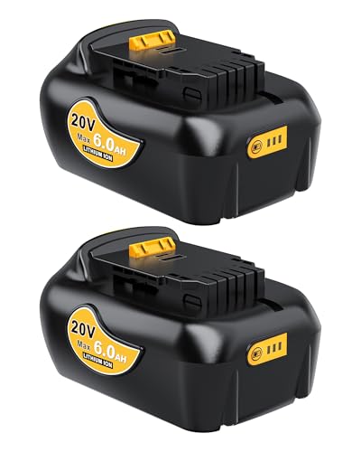 Batería-de-repuesto-de-capacidad-real-de-2-paquetes-de-6-Ah-y-20-V-máx.-para-Dewalt-de-20-V-con-puerto-de-carga-USB-y-USB-C.-Batería-de-iones-de-litio-de-capacidad-real-compatible-con-todas-las-herramientas-inalámbricas-Dewalt-de-20-V.