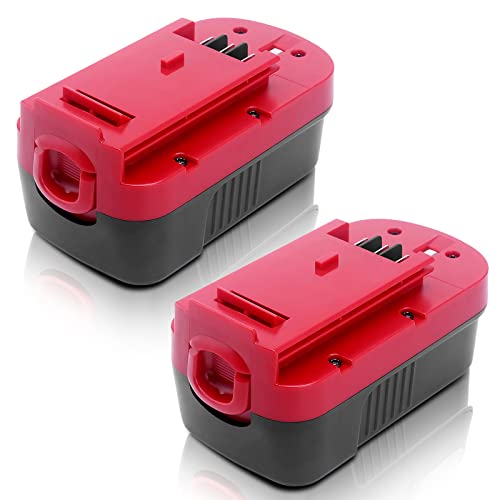 Batería-de-repuesto-HPB18-Ni-MH-de-3,6-Ah-para-Black-&-Decker-de-18-V-(HPB18-OPE),-compatible-con-herramientas-inalámbricas-Black-&-Decker-A1718-FS18FL-Firestorm-(roja)