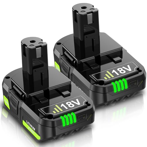 Paquete-de-2-baterías-de-repuesto-Nonbliep-de-18-V-para-Ryobi-de-litio-de-4,0-Ah-y-18-V-(P102,-P103,-P104,-P105,-P106,-P107,-P108,-P109,-P190).-Compatible-con-herramientas-eléctricas-inalámbricas-Ryobi-one+-de-18-V.