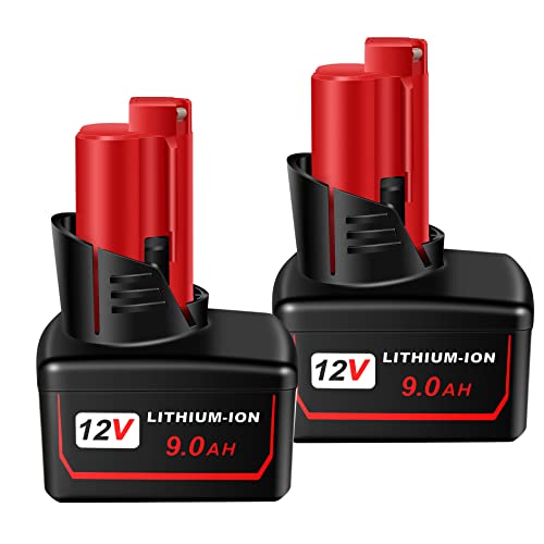 OYRMIL---2-paquetes-de-baterías-M12-de-9,0-Ah-compatibles-con-baterías-de-iones-de-litio-M12-48-11-2440,-48-11-2402-y-48-11-2411,-herramientas-inalámbricas-M12