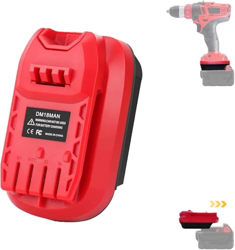 Adaptador-de-batería-YMWLKJ-para-Milwaukee.-Convierte-la-batería-Milwaukee-en-un-adaptador-Craftsman.-Compatible-con-baterías-M18-y-la-nueva-herramienta-eléctrica-Craftsman-de-20-V-(solo-adaptador).