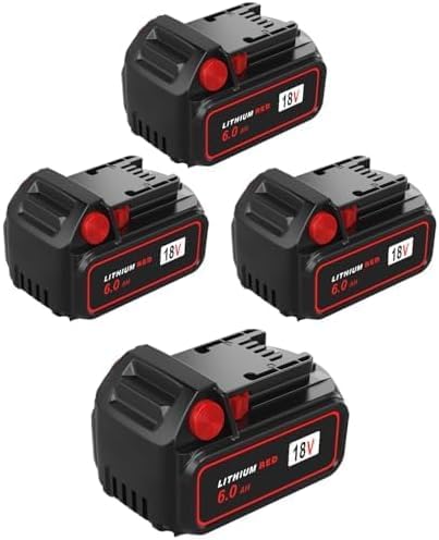 Batería-de-repuesto-de-18-V-para-Milwaukee-M18,-6,0-Ah,-paquete-de-4,-compatible-con-herramientas-Milwaukee-y-cargador.