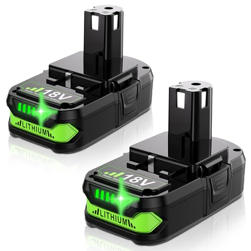 Batería-Bonadget-Advanced-de-4-Ah-para-Ryobi-de-18-V,-batería-ONE+-para-Ryobi-de-18-V,-P102,-P108,-P189,-PBP005,-PBP006,-PBP2005,-P190,-P197,-herramienta-inalámbrica-de-iones-de-litio-(paquete-de-2)