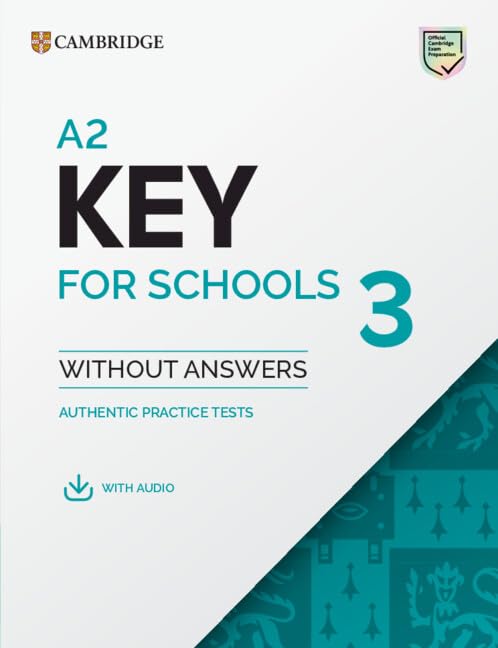 Libro: A2 Key for Schools 3 Student's Book without Answers with Digital Pack (KET Practice Tests)