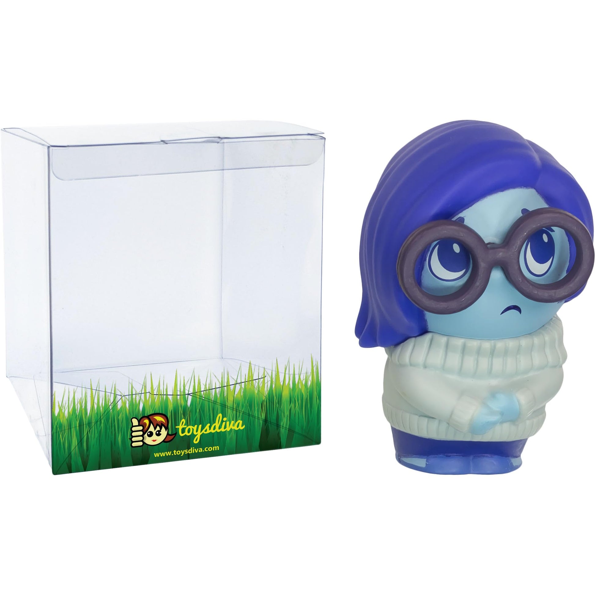 Funko Sadness [Up]: 2.2in Mystery Minis Figura de Vinilo Pack with 1 Compatible 'ToysDiva' Graphic Protector (04879 / K - B)
