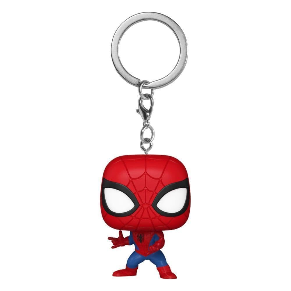 Funko Pop! Keychain: Marvel - Spider-Man - Marvel Comics Novelty Keyring - Coleccionable Mini Figura - Stocking Filler