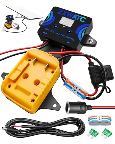 Cable-de-alimentación-mejorado-y-adaptador-de-batería-para-Starlink-Mini,-compatible-con-baterías-DeWalt-de-18-V/20-V.-Kit-adaptador-Starlink-Mini-con-protector-de-bajo-voltaje.-Kit-de-alimentación-portátil-con-cable-de-CC-de-2-m.