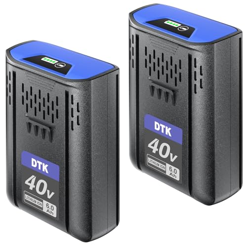 Batería-de-repuesto-DTK-para-Kobalt-de-40-V-(6000-mAh,-KPM1040A-03,-KM-1640-06,-KM-4040-06)-para-herramientas-eléctricas-inalámbricas-(2-unidades)