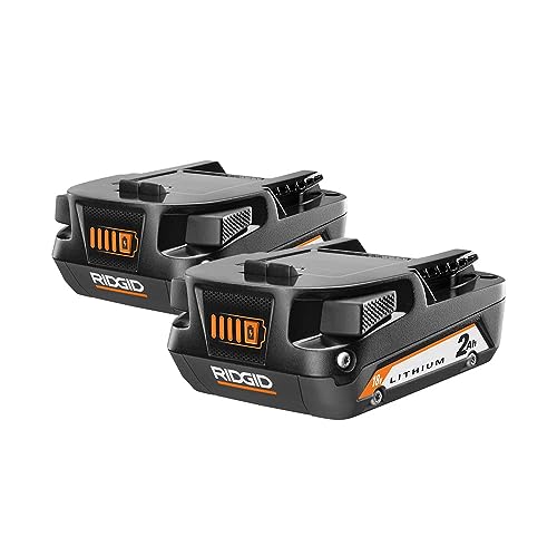Batería-de-iones-de-litio-Ridgid-de-18-voltios-y-2,0-Ah-(paquete-de-2)-(modelo-n.°-AC8400802P)