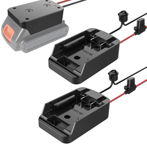 Adaptador-de-rueda-eléctrica-Ensayeer-con-fusible-e-interruptor,-adaptador-de-batería-seguro-para-batería-de-litio-de-20-V-máx.,-con-cable-de-calibre-12,-ideal-para-camiones-de-bricolaje,-robótica,-juguetes-RC-y-luces-de-trabajo,-paquete-de-2