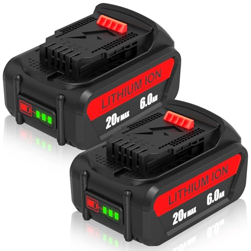 Batería-de-repuesto-DCB206-de-20-V-y-6,0-Ah,-compatible-con-Dewalt-Max-XR-Lithium-DCB206,-DCB207,-DCB204,-DCB203,-DCB201-y-DCB200-de-20-V-para-herramientas-Dewalt-de-las-series-DCD/DCF/DCG-(rojo)