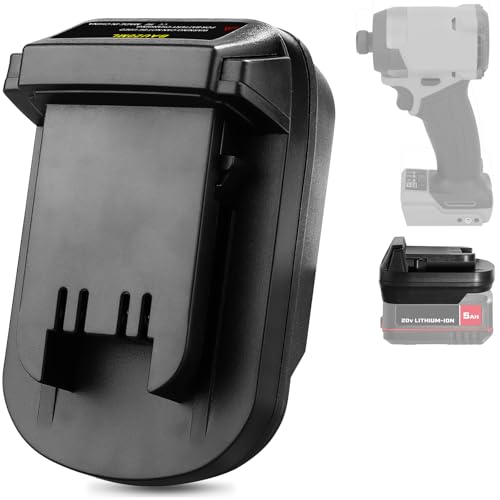 Adaptador-DEWDYS-para-herramientas-Bauer-a-Milwaukee-de-18-V,-para-batería-de-litio-Bauer-Hyper-Max-de-20-V,-conversión-a-batería-Milwaukee-M18,-compatible-con-herramientas-eléctricas-inalámbricas-M18-de-18-V.